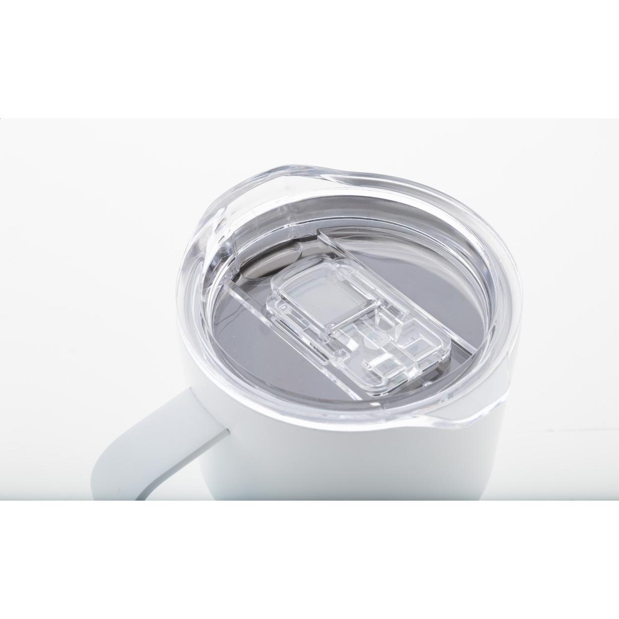 Cană termică Streaky Grab Alb