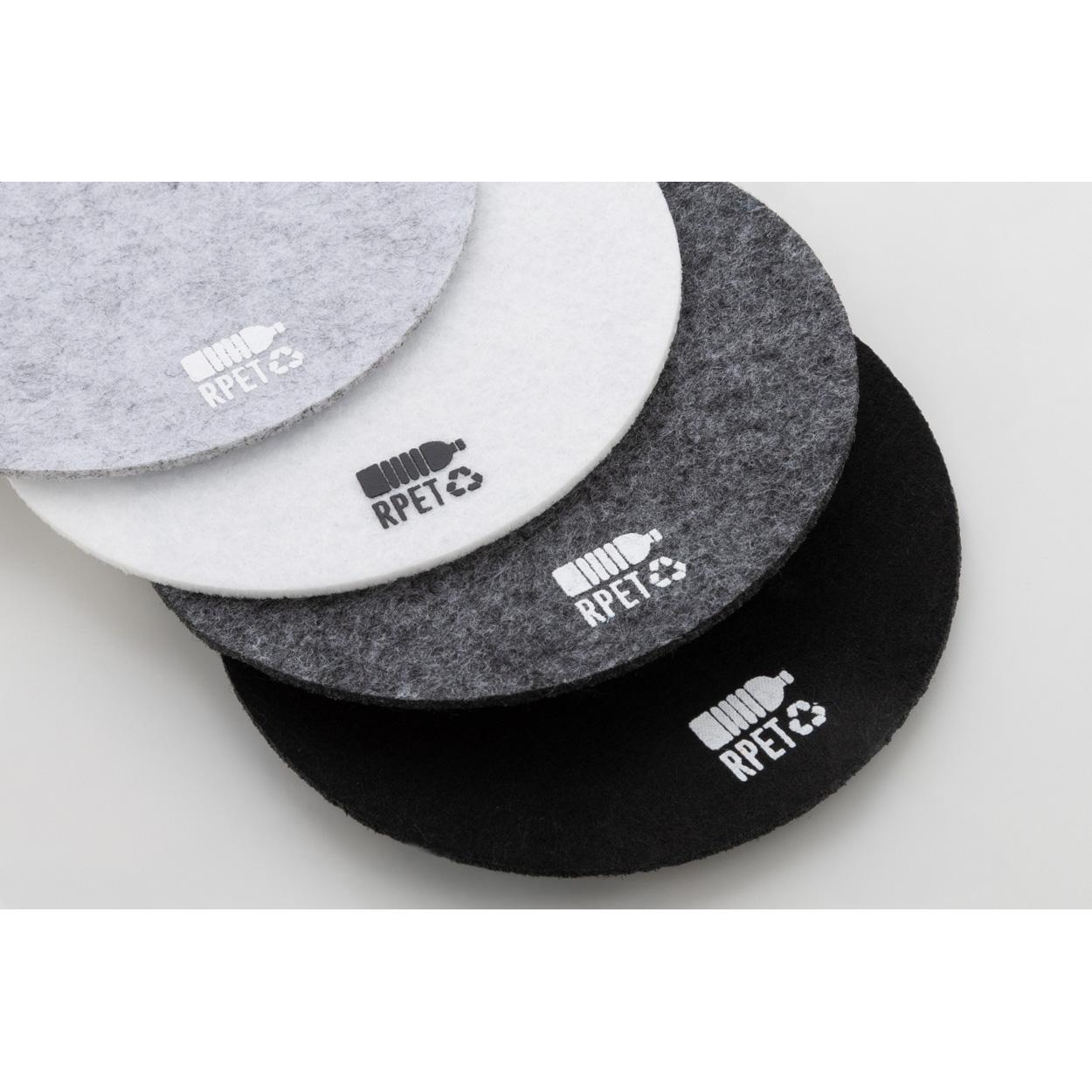 Coaster din fetru, RPET Hefe Negru