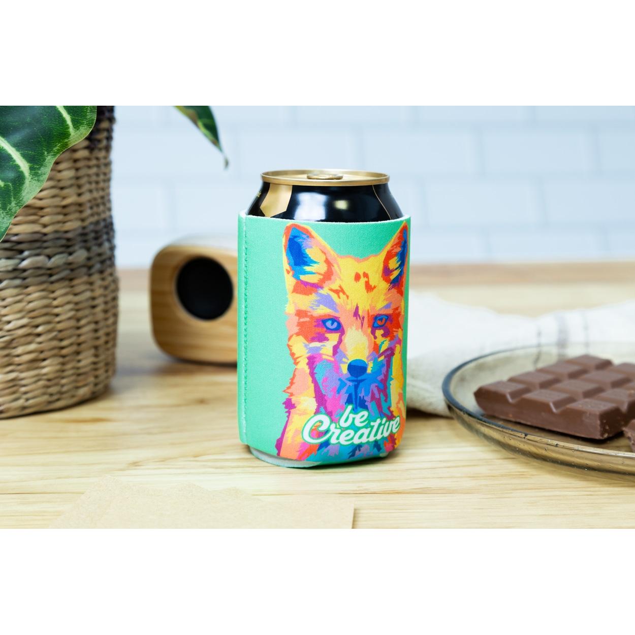 Răcitor pentru doze, RPET PrintCan Alb