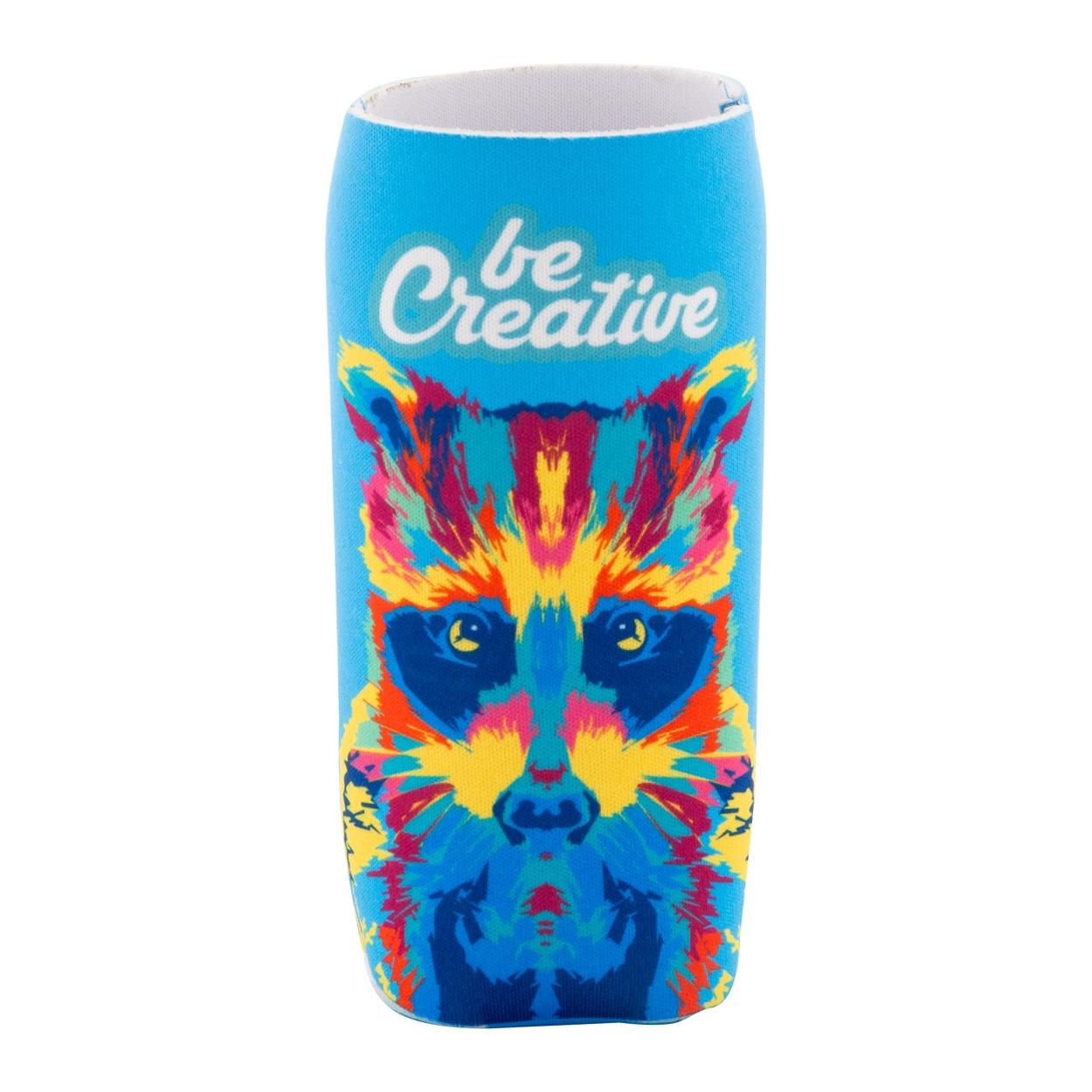 Răcitor pentru doze, RPET PrintCan Slim Alb