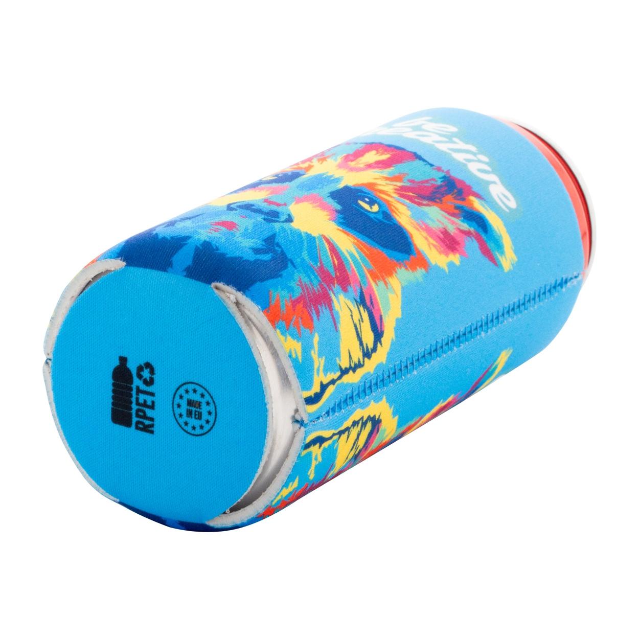 Răcitor pentru doze, RPET PrintCan Slim Alb