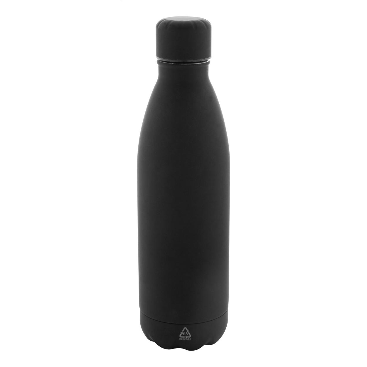 Sticlă din oțel inoxidabil reciclat Refill Soft Negru