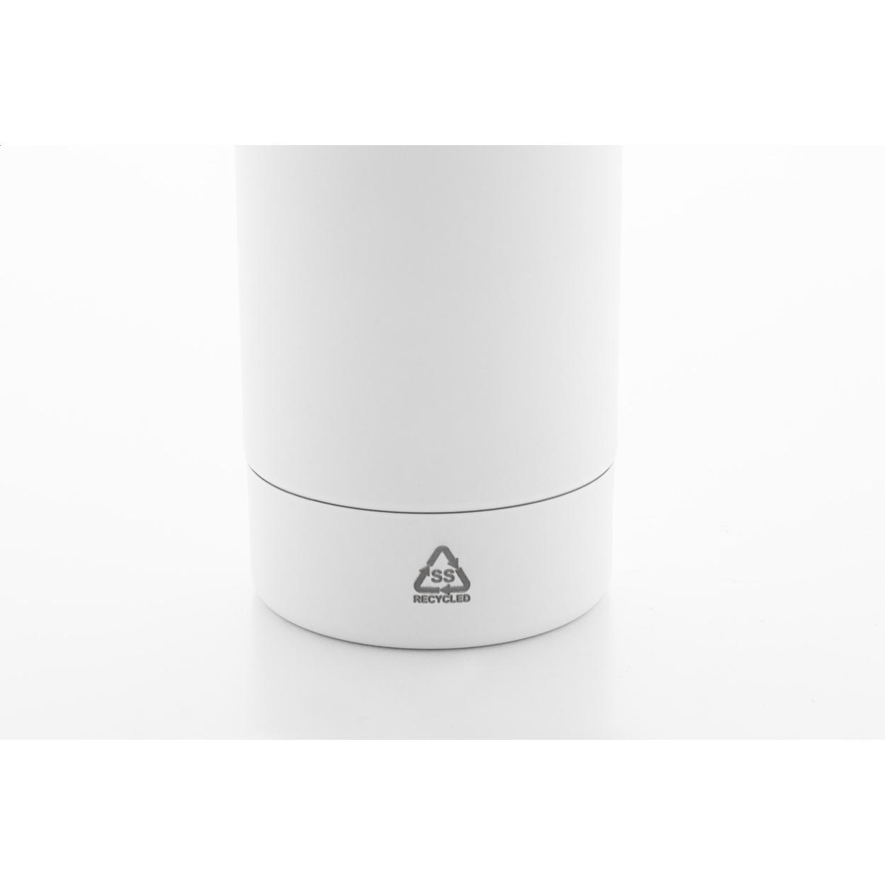 Sticlă din oțel inoxidabil reciclat Rubbar Alb