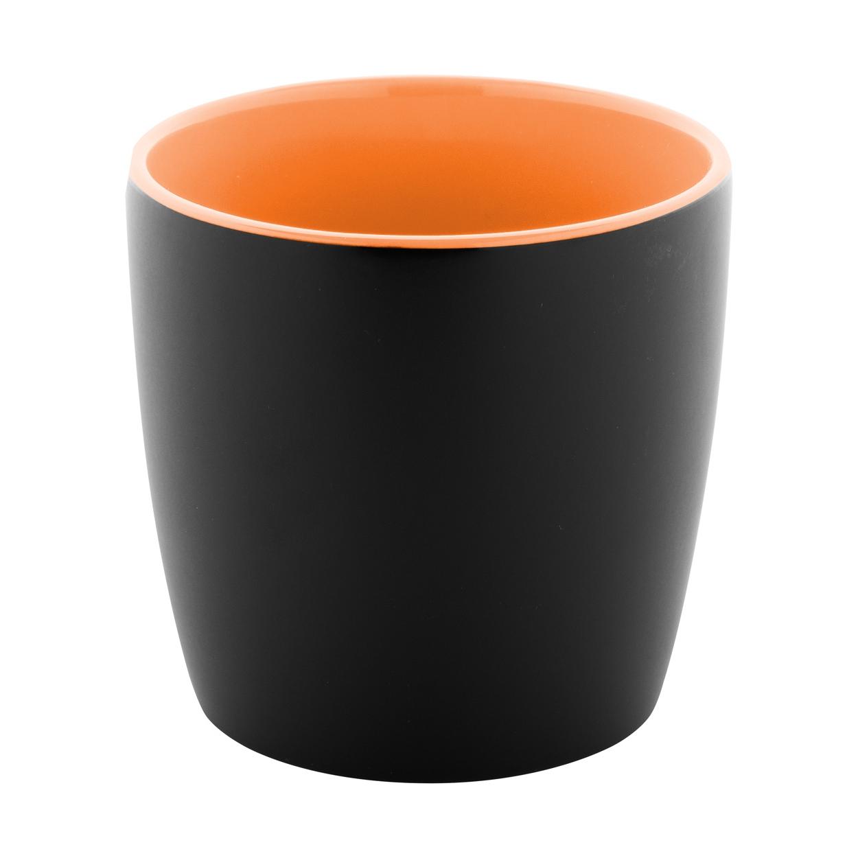 Cană Matara Nera portocaliu Negru