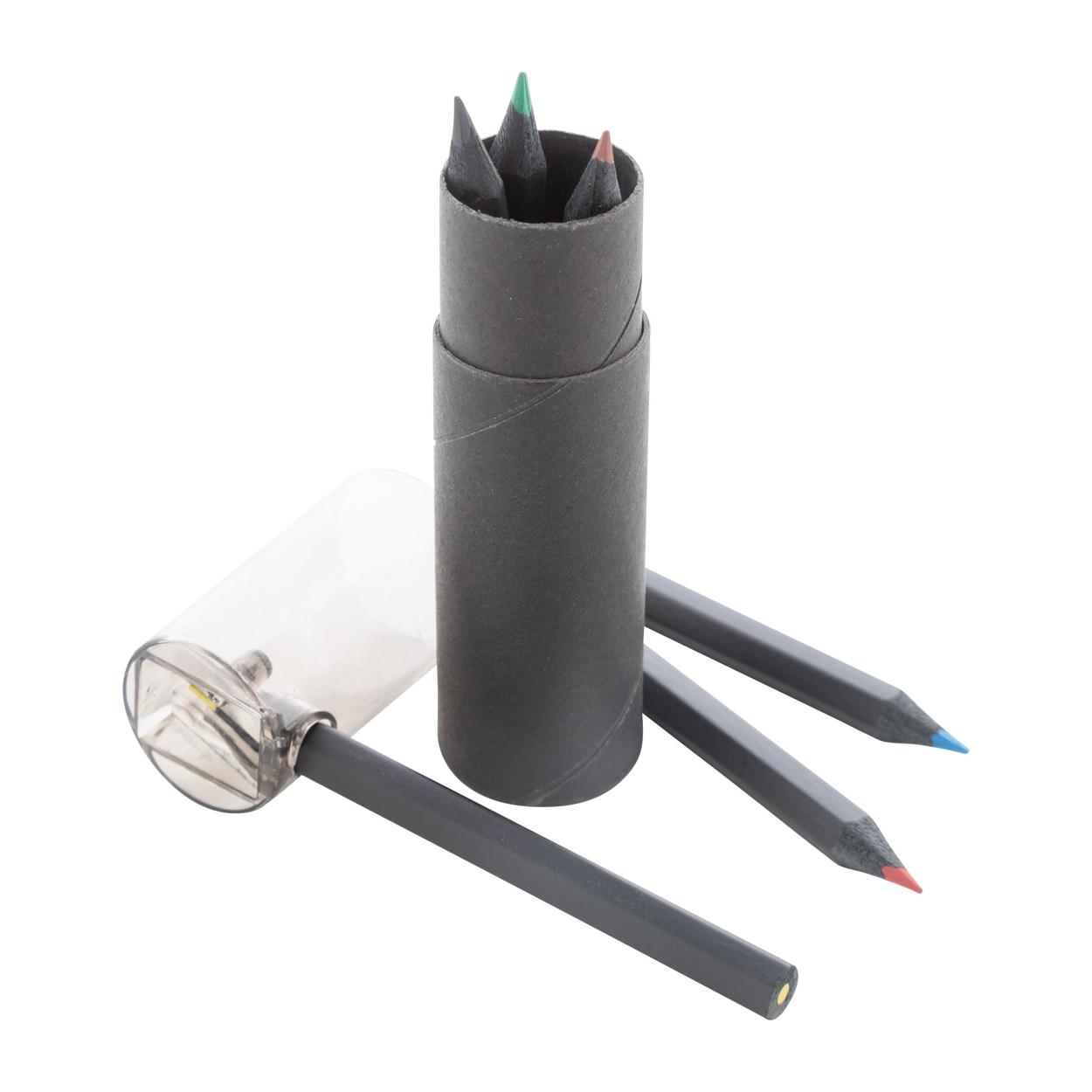 Set de creioane Nellery 6 Negru