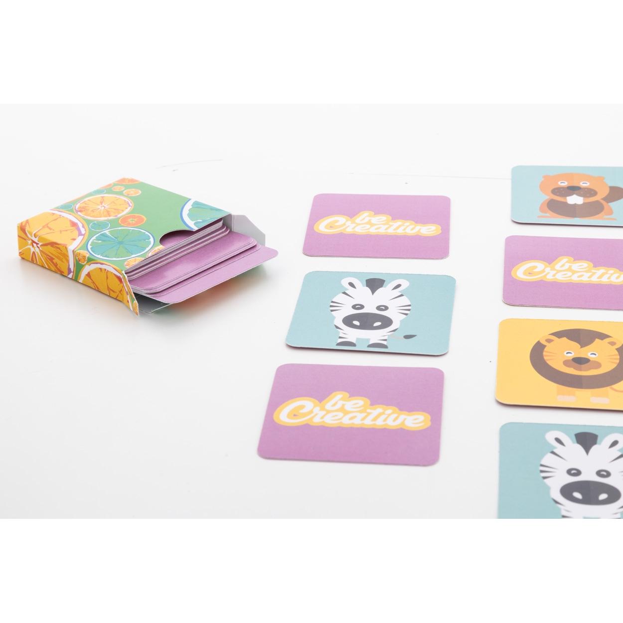 Joc de memorie personalizat Minimor Alb