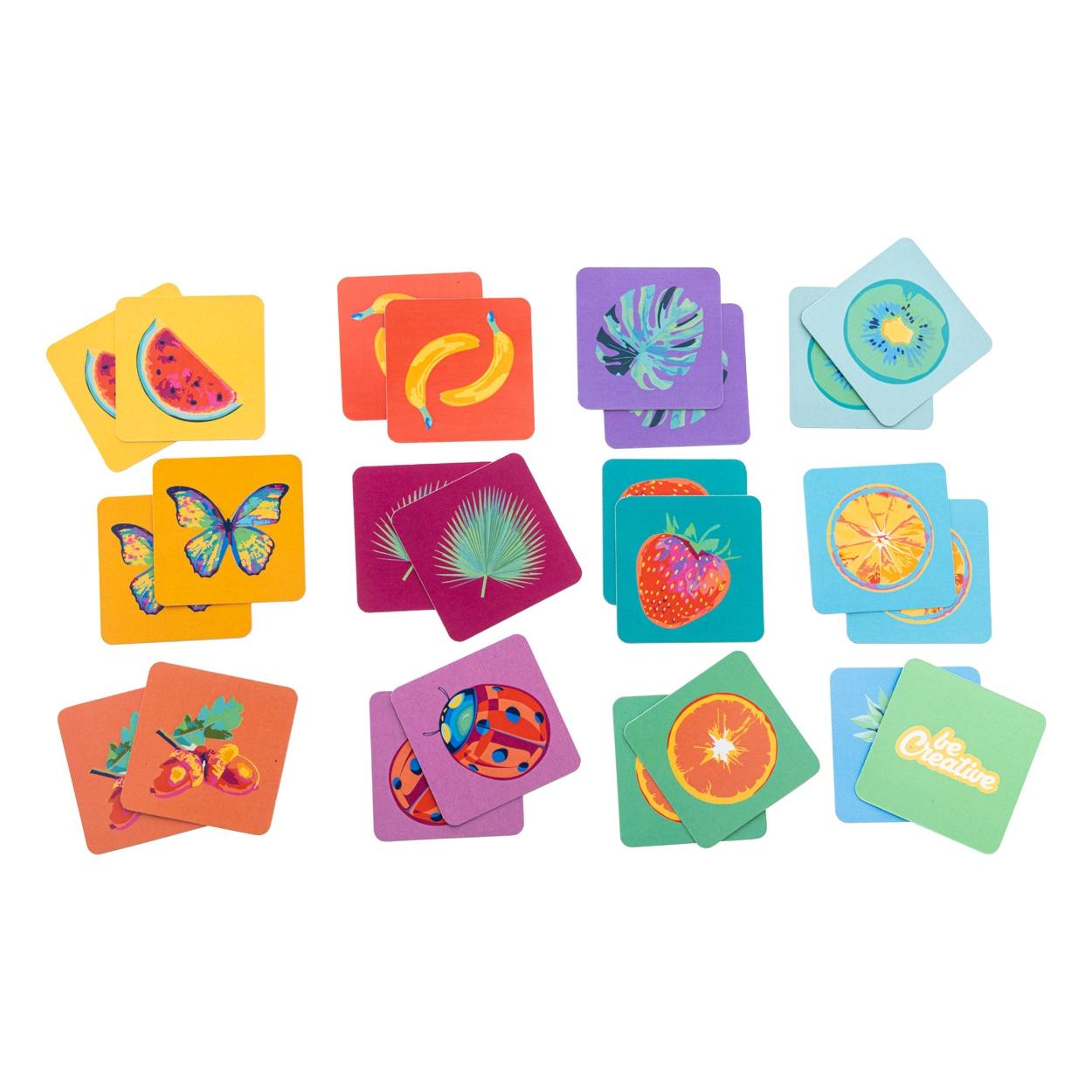Joc de memorie personalizat Minimor Creative Alb
