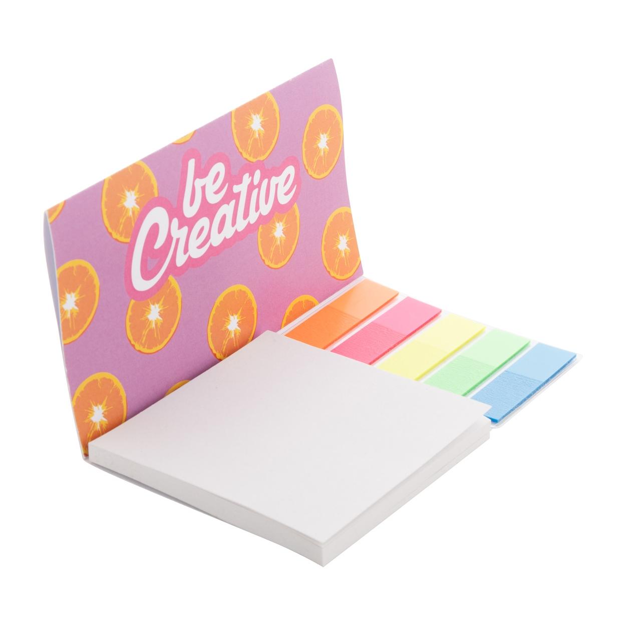 Blocnotes adeziv, personalizat CreaStick Combo Sign Alb