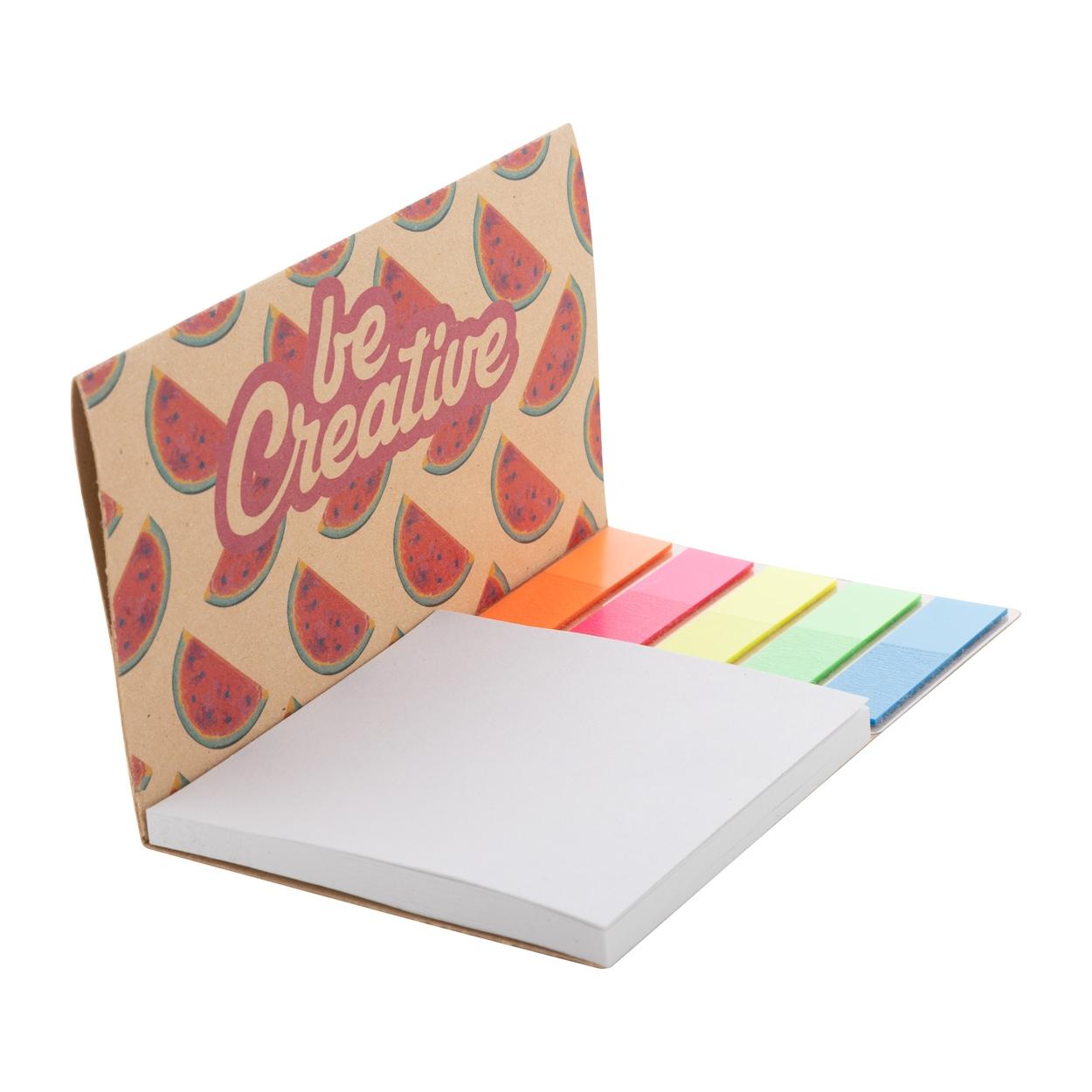 Blocnotes adeziv, personalizat CreaStick Combo Sign Eco natural