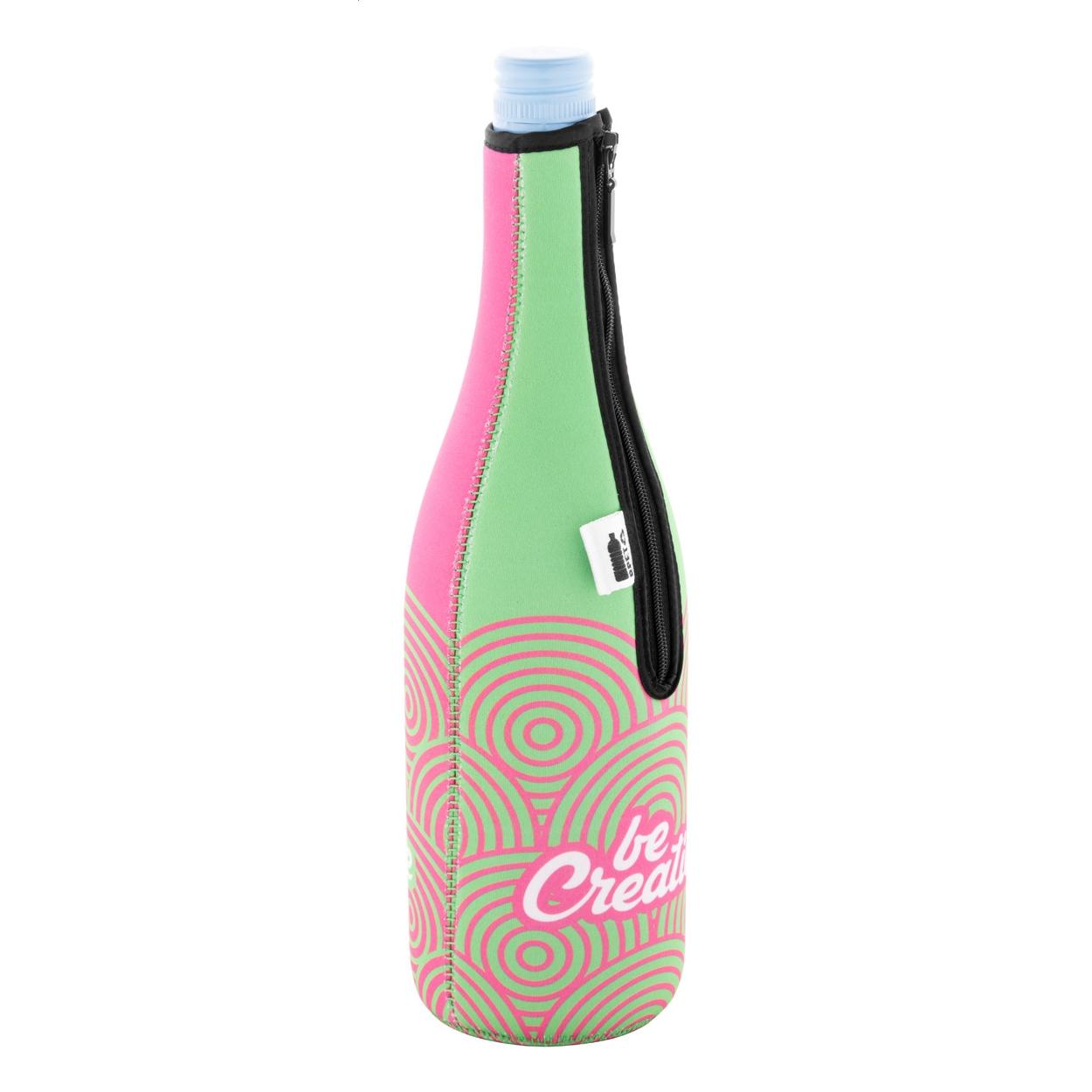 Răcitor sticle de vin, RPET VinoPrint Negru