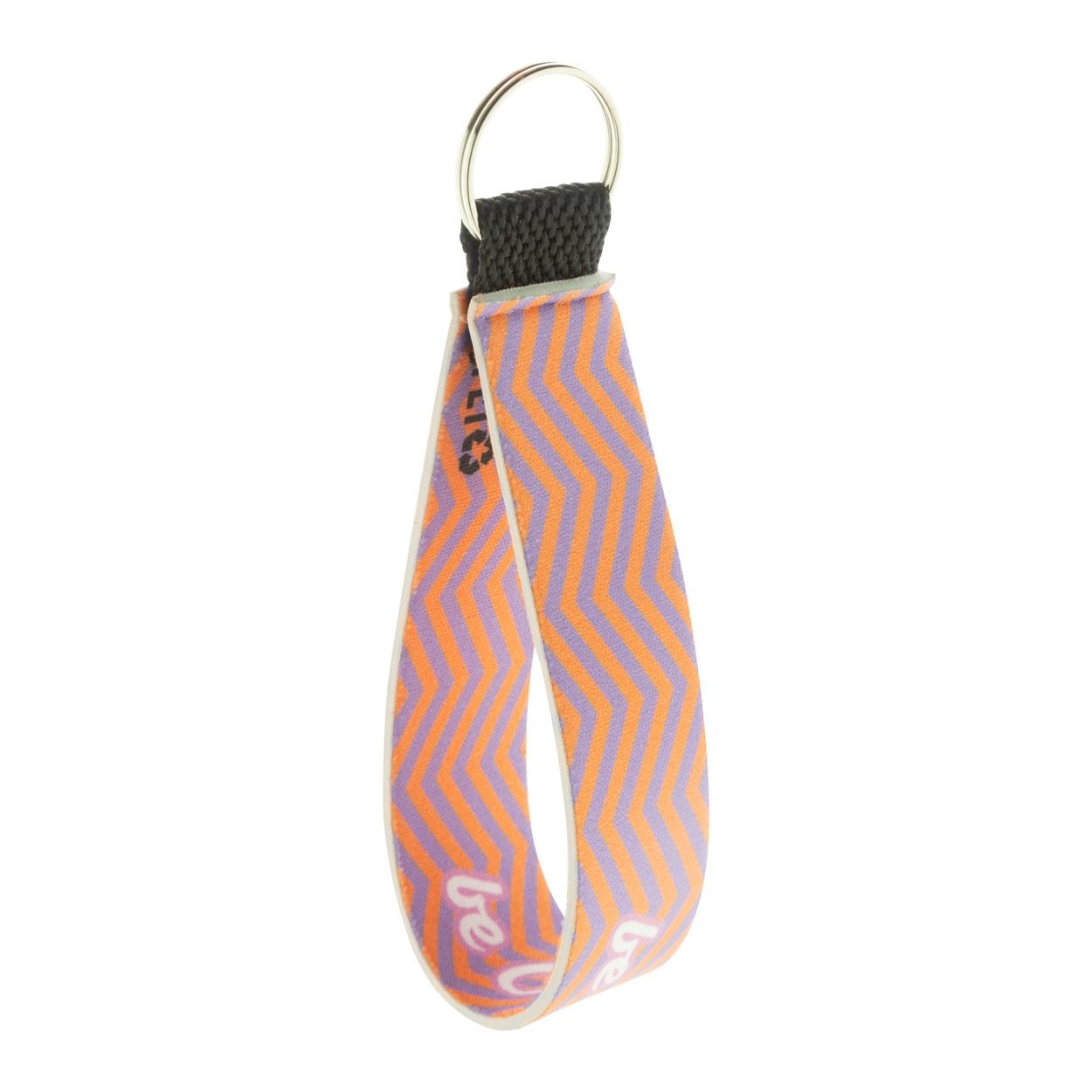 Breloc personalizat, RPET Strappy Alb