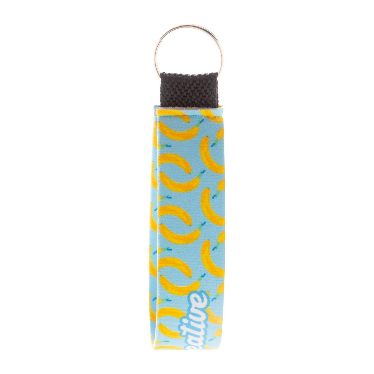 Breloc personalizat, RPET Strappy Alb