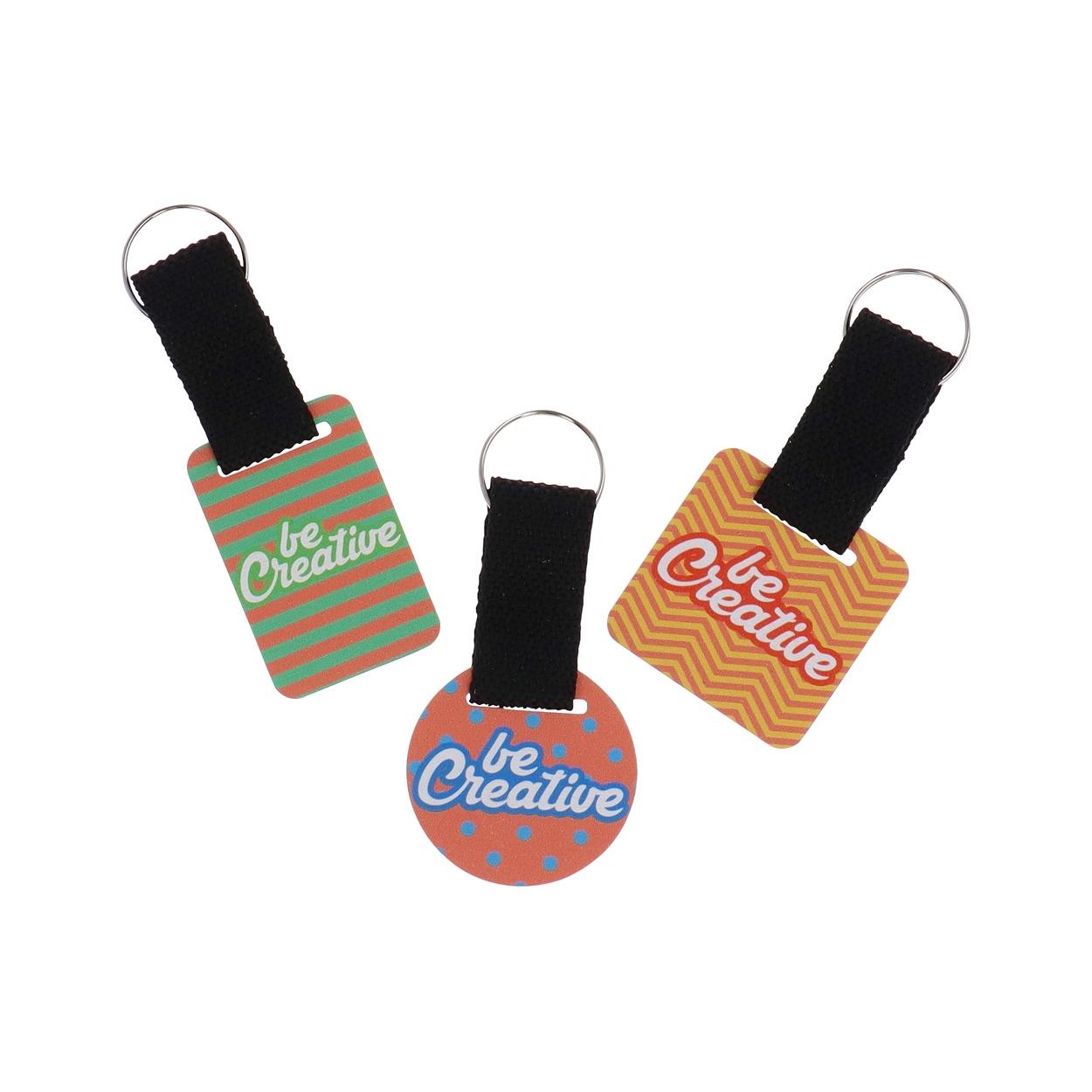 Breloc personalizat Woody Strap natural