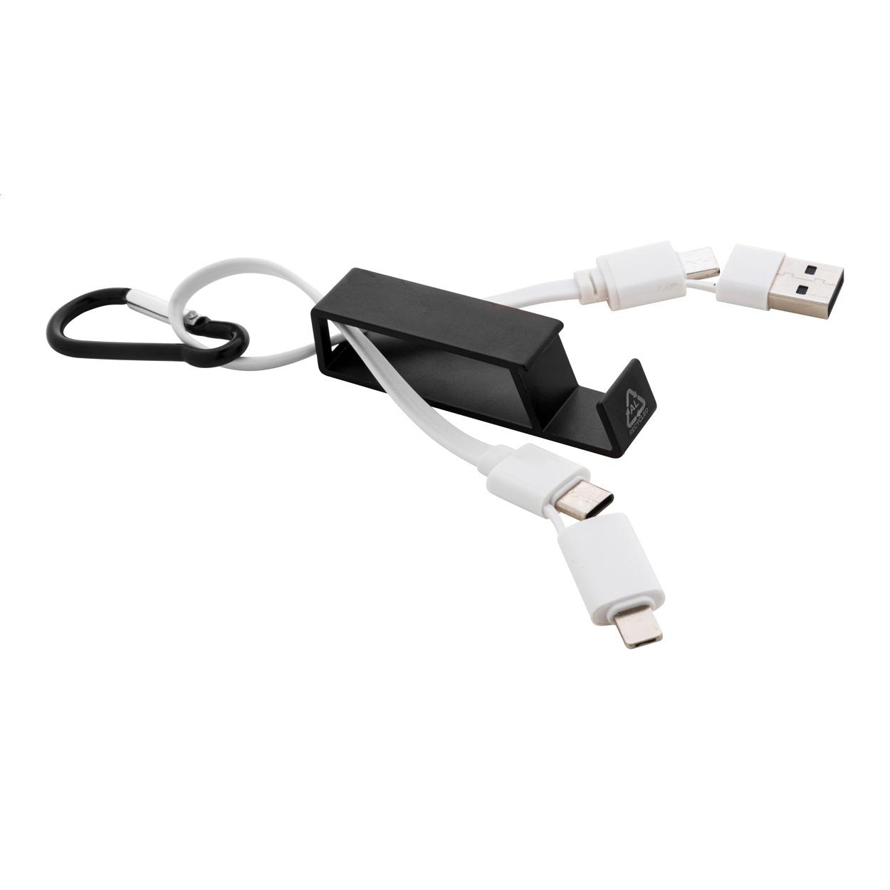Cablu USB Cappy Negru