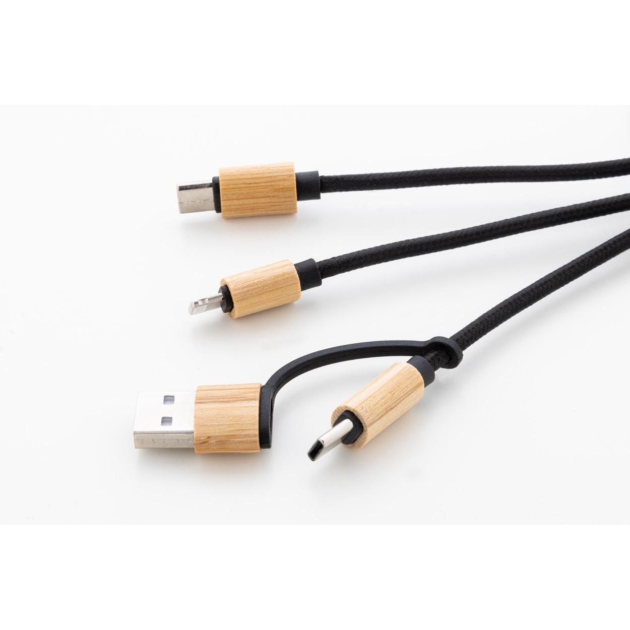 Cablu USB Cobbel Mini natural Negru