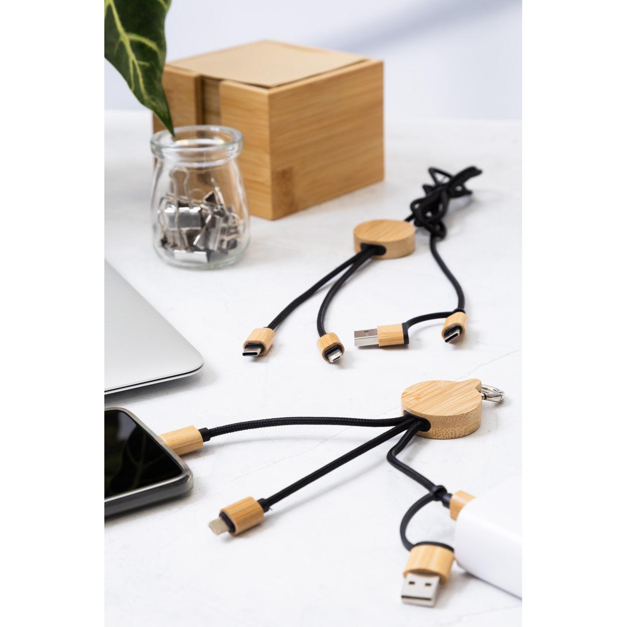 Cablu USB Cobbel Mini natural Negru