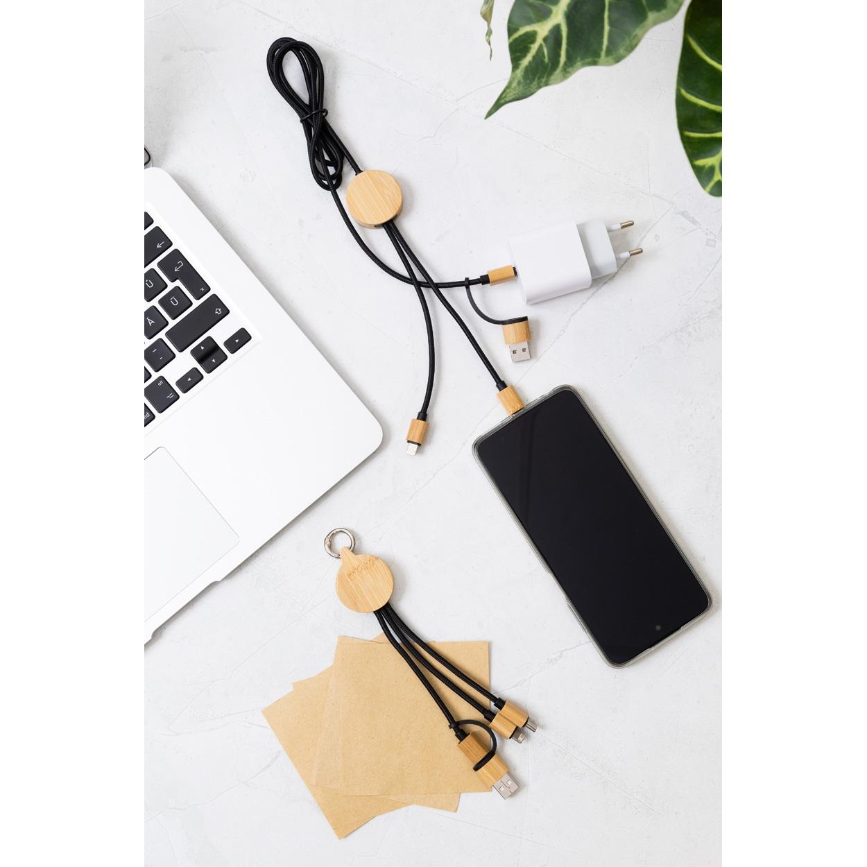 Cablu USB Cobbel natural Negru