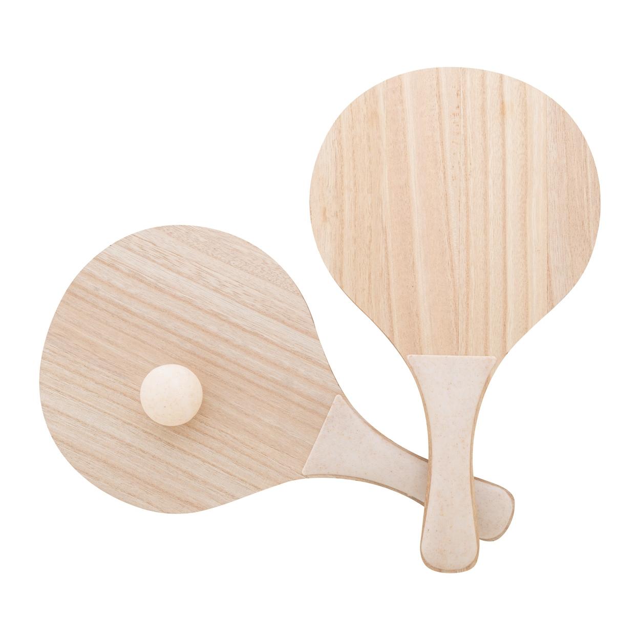 Set tenis de plajă Boanis natural