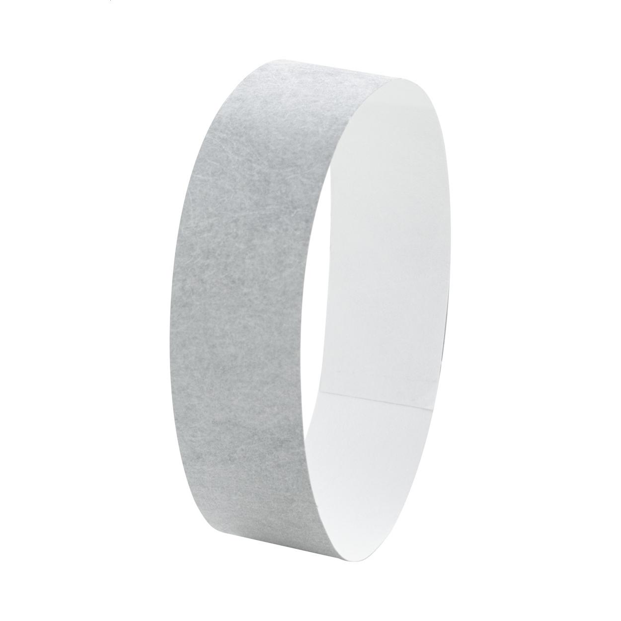 Brățări tyvek (10 buc.) Wristvek argintiu
