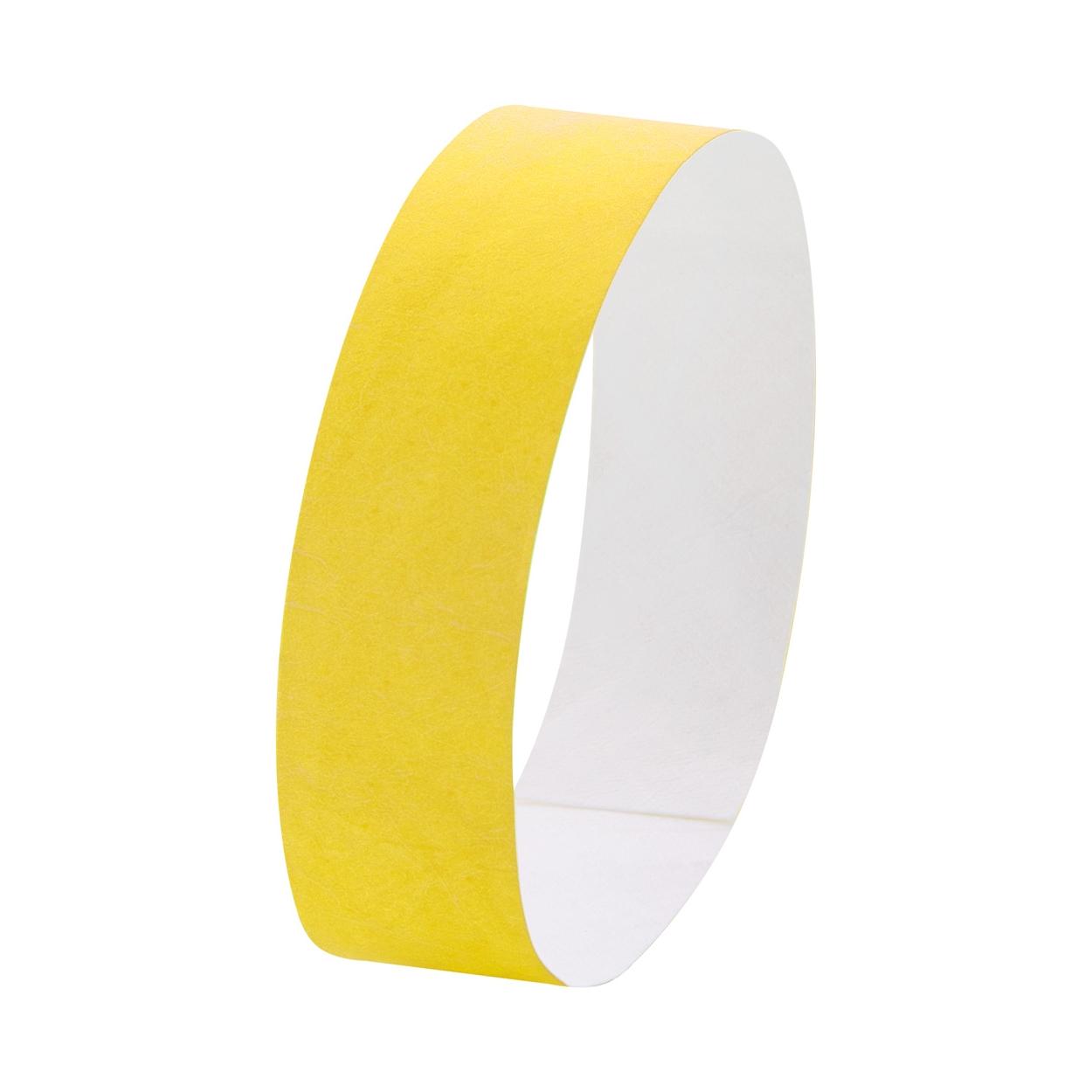 Brățări tyvek (10 buc.) Wristvek Galben