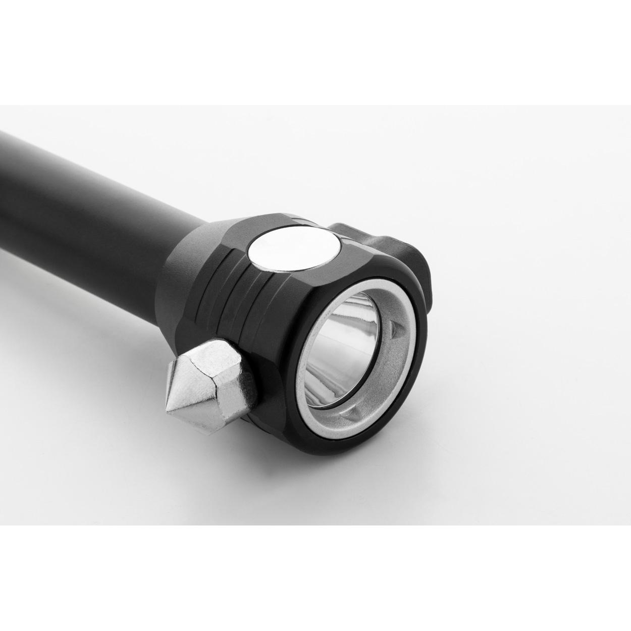 Lanternă cu ciocan de urgență Hemmerg Negru