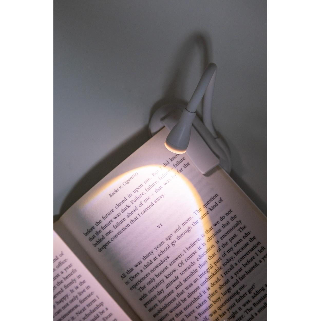 Lampă pentru citit, reîncărcabilă Bedtime Alb