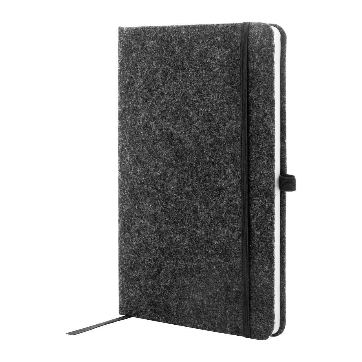 Carnet din fetru, RPET Refelt Note A5 gri închis
