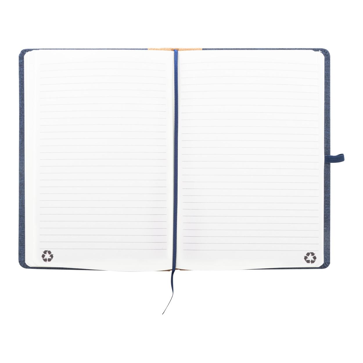 Lanyard, RPET Coppet albastru închis