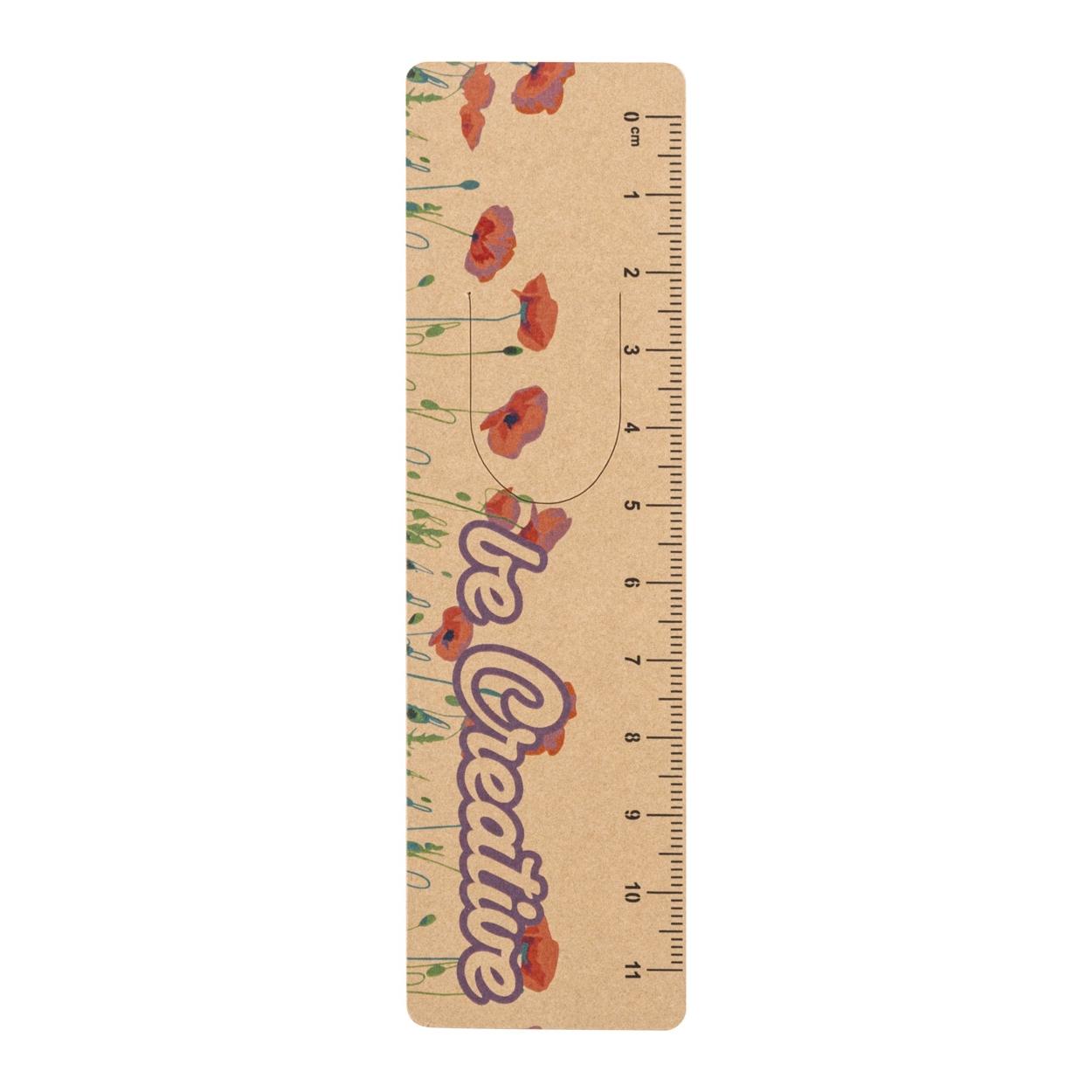 Semn de carte din hârtie, personalizat Bamler Eco natural