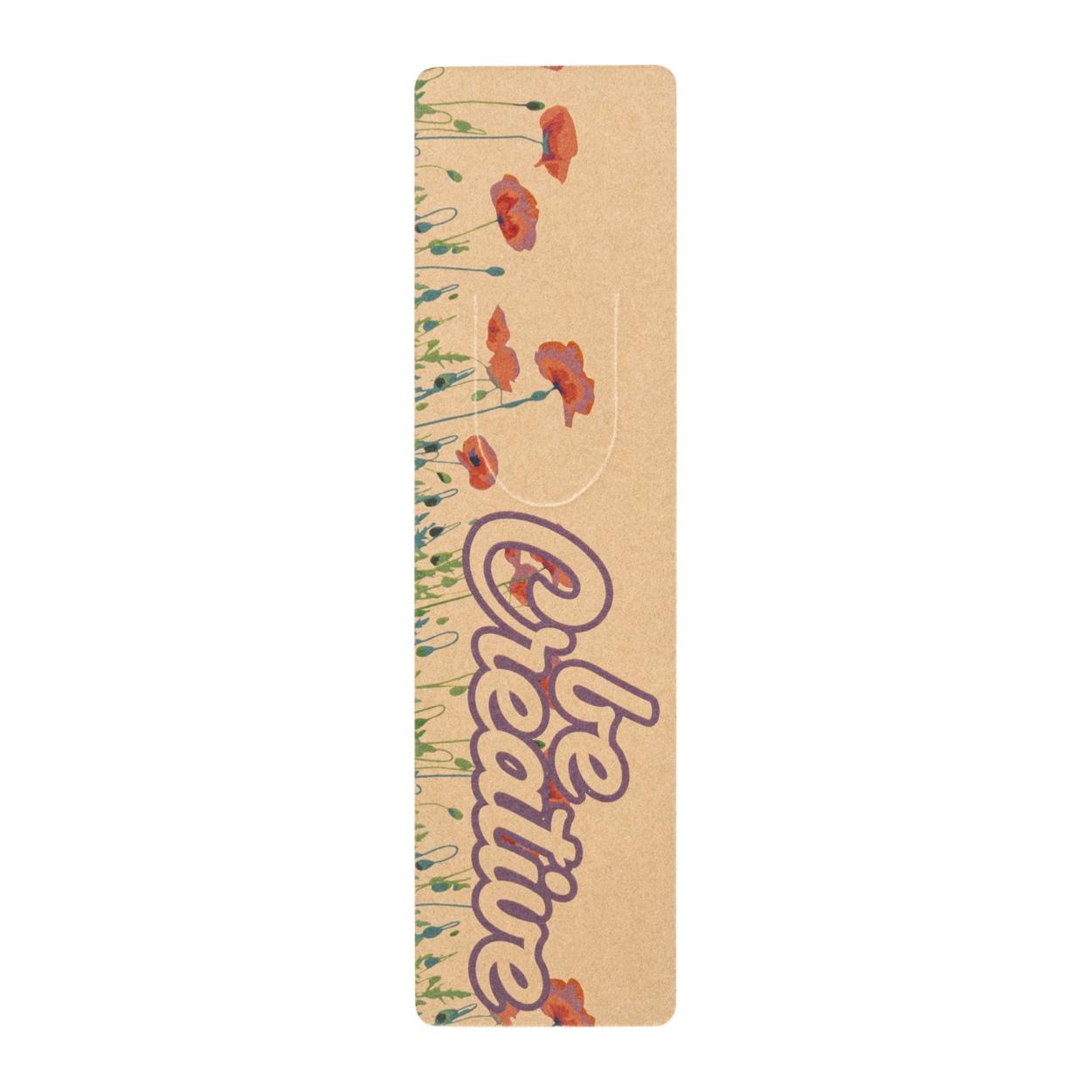 Semn de carte din hârtie, personalizat Bamler Eco natural