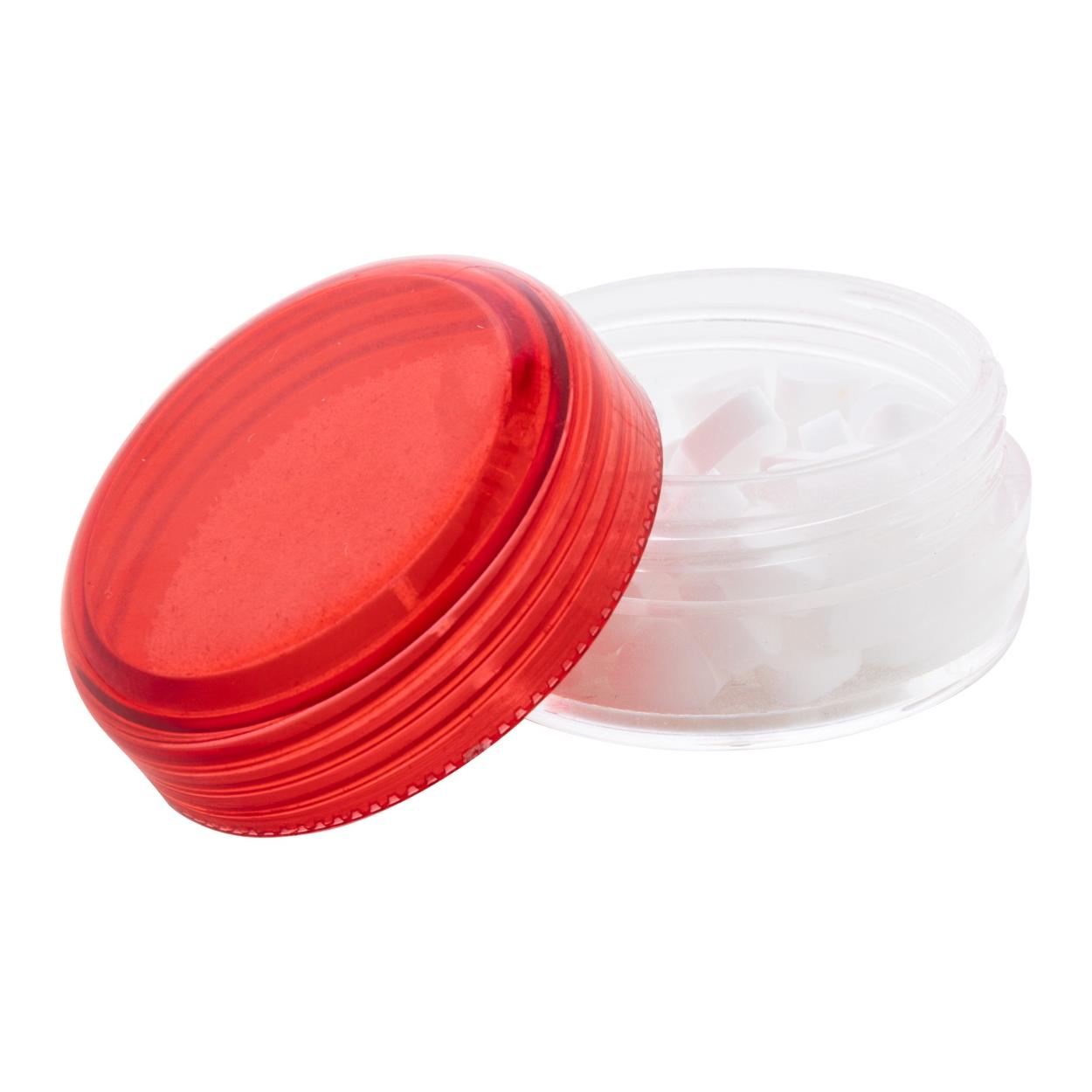 Recipient bomboane TwistMint Roșu