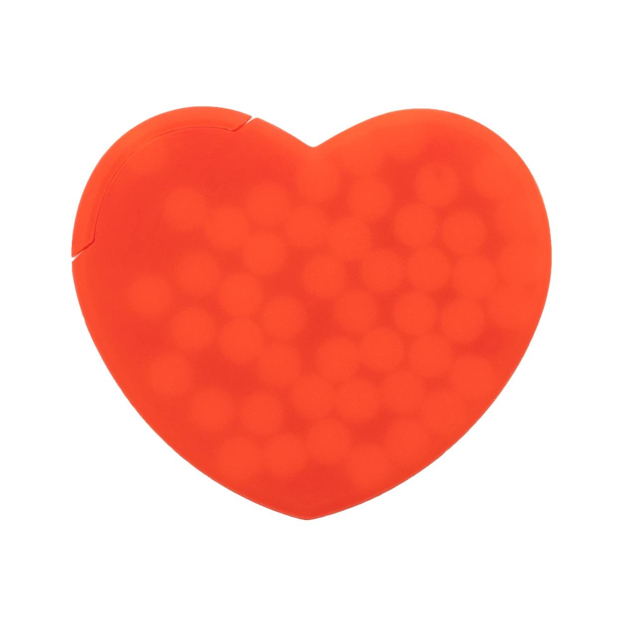 Dispenser bomboane mentolate HeartMint Roșu