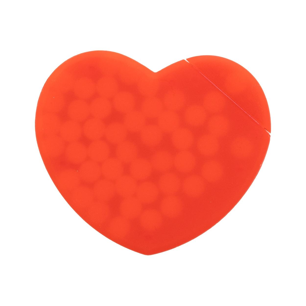 Dispenser bomboane mentolate HeartMint Roșu