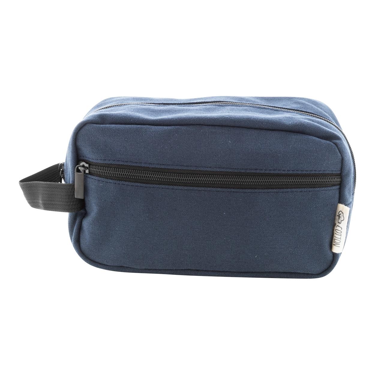 Geantă pentru cosmetice, din pânză reciclată Rebyss Beauty albastru închis