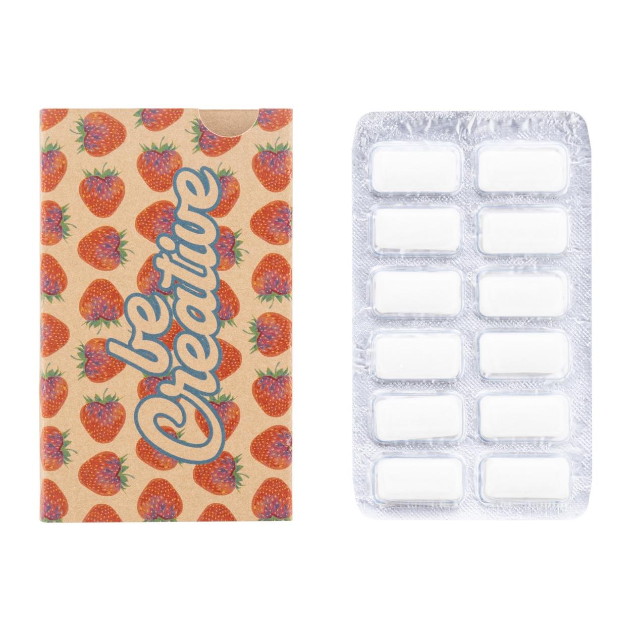 Gumă de mestecat personalizată CreaChew 12 Eco natural