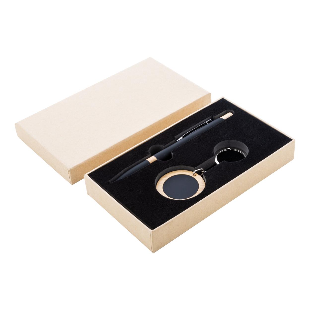 Set pix și breloc Specuset Negru