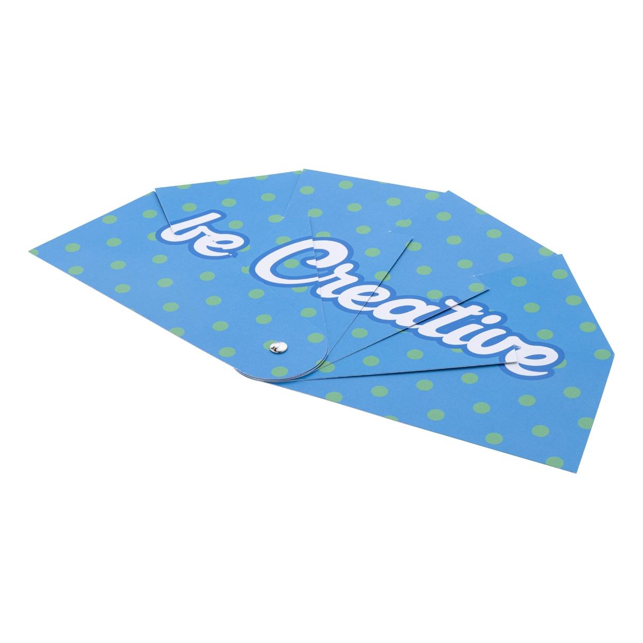 Evantai personalizat Folbreeze Alb