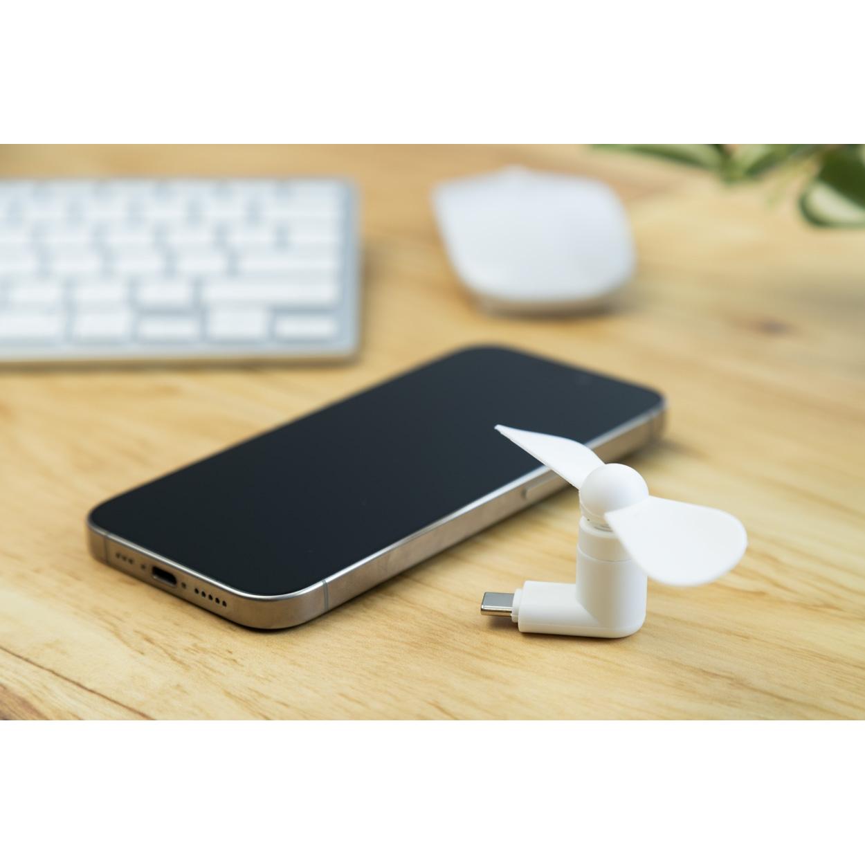 Ventilator pentru telefon Blobile Alb