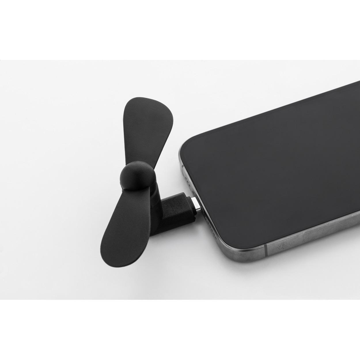 Ventilator pentru telefon Blobile Negru