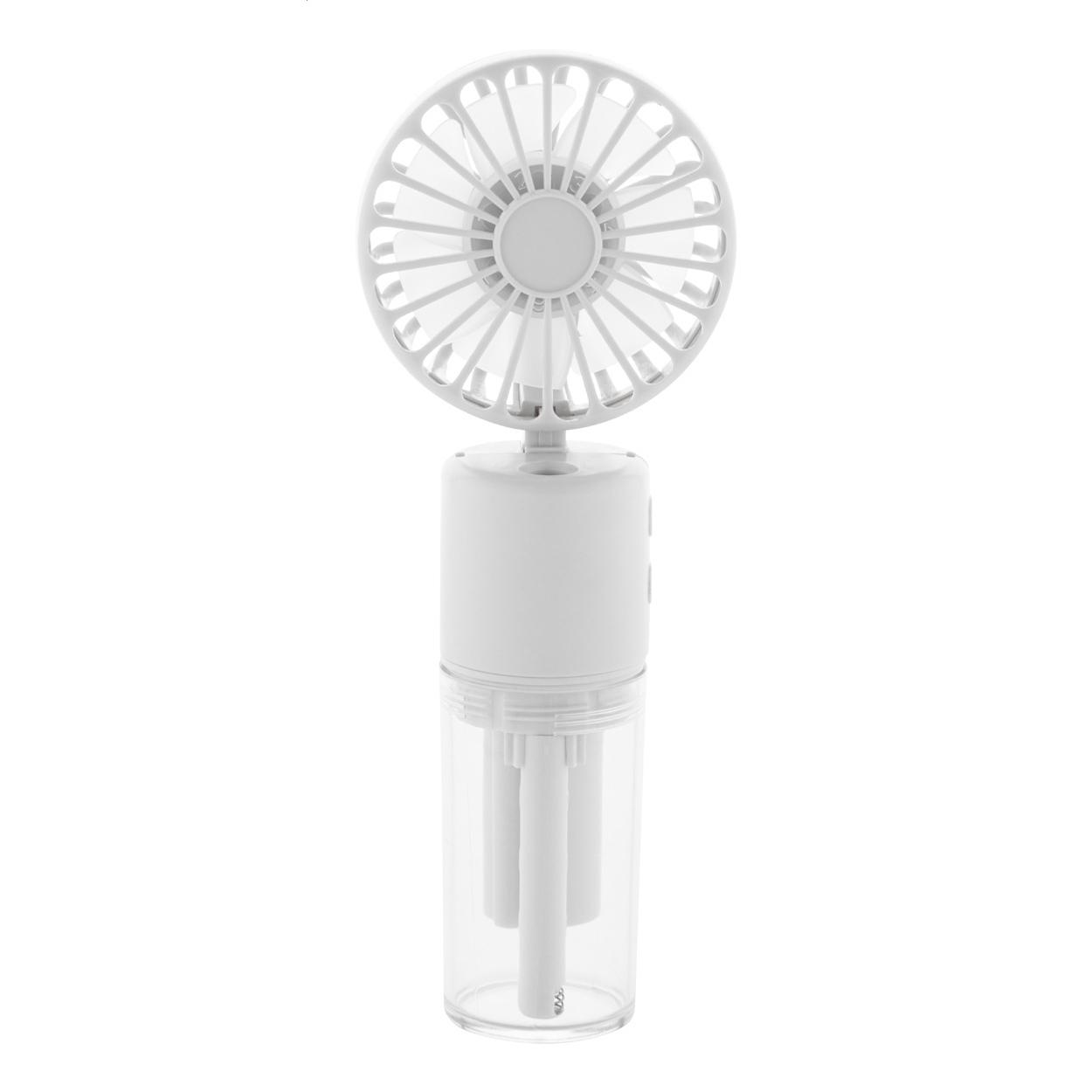 Ventilator cu pulverizare cu apă, reîncărcabil Misty Alb