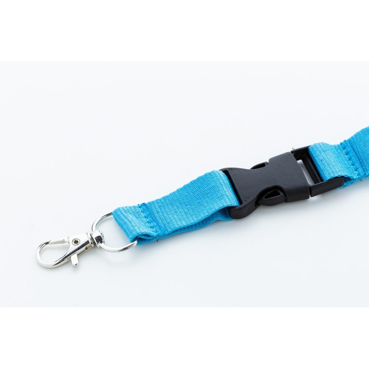 Lanyard, RPET Revent Plus albastru deschis