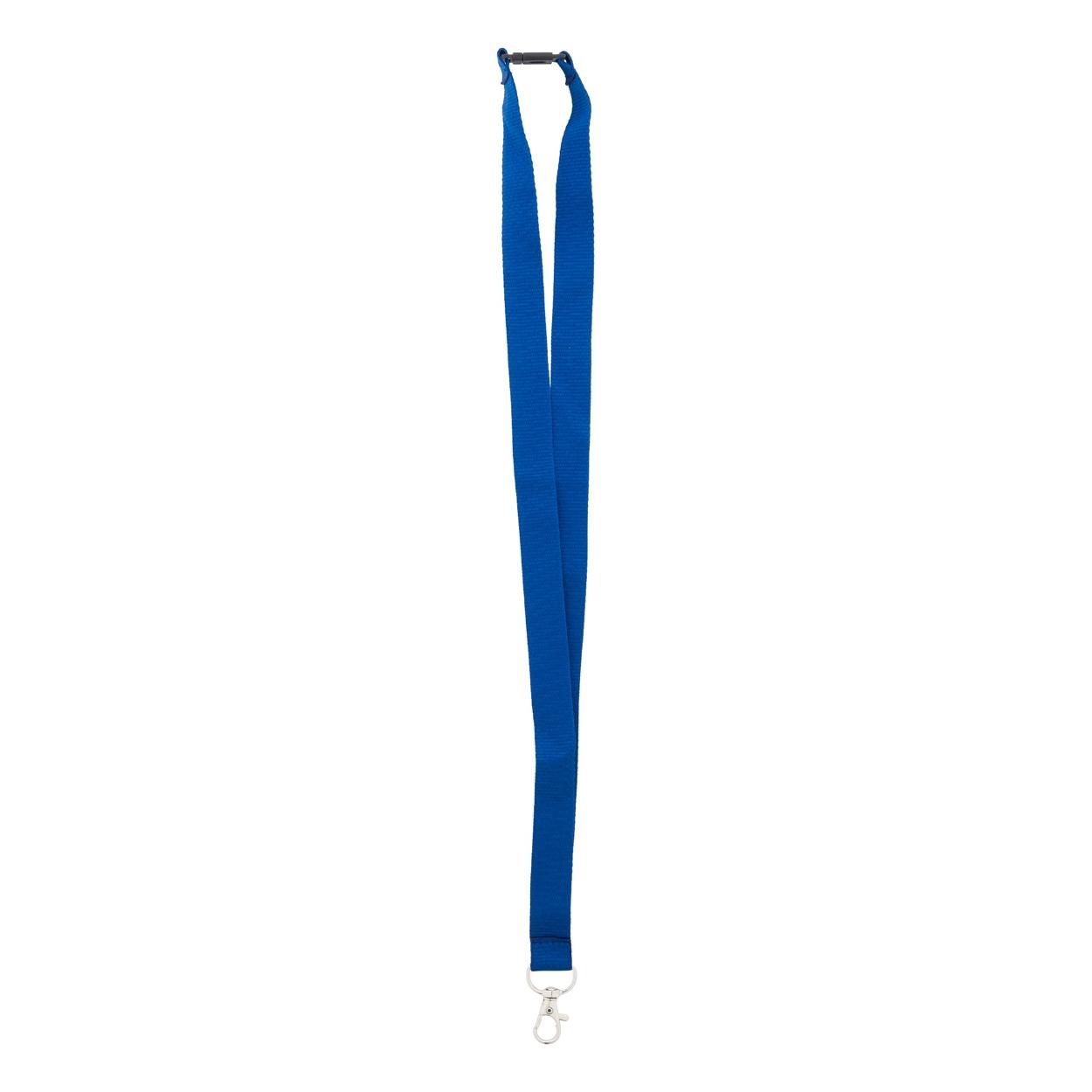 Lanyard, RPET Revent Albastru