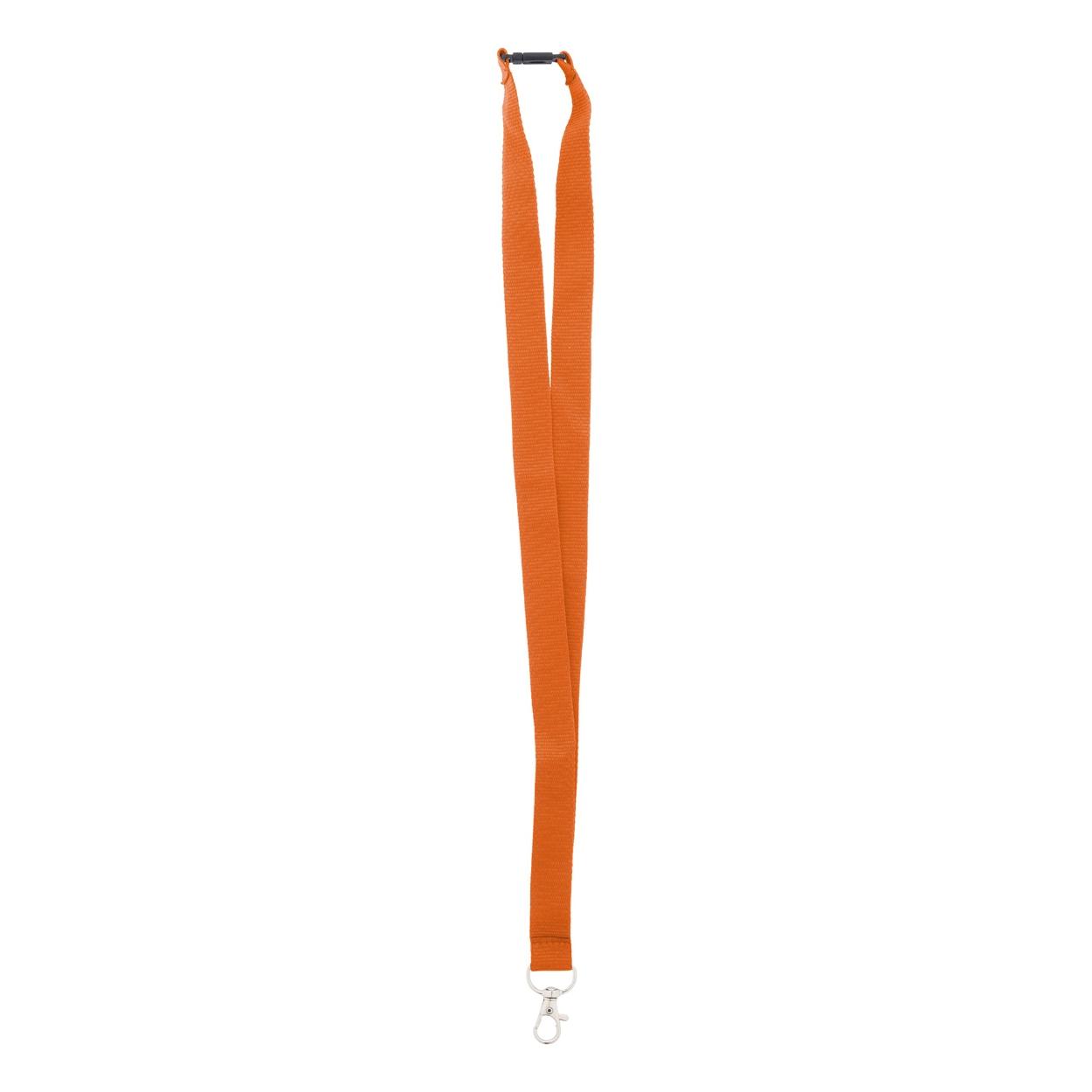 Lanyard, RPET Revent portocaliu