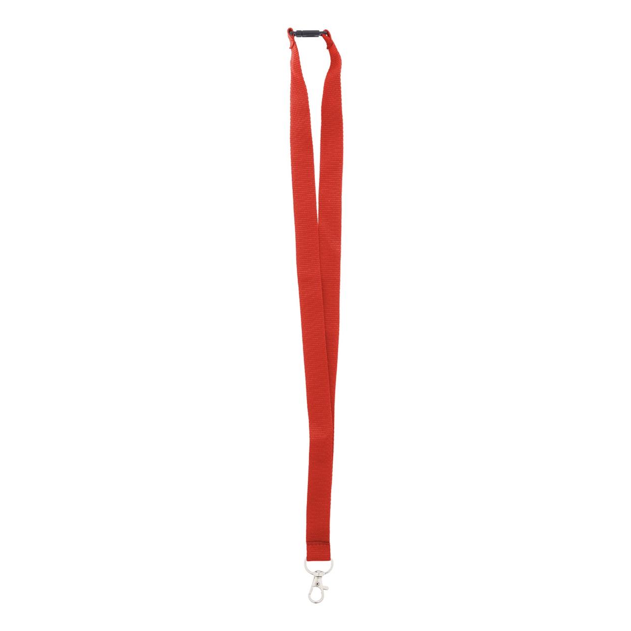 Lanyard, RPET Revent Roșu