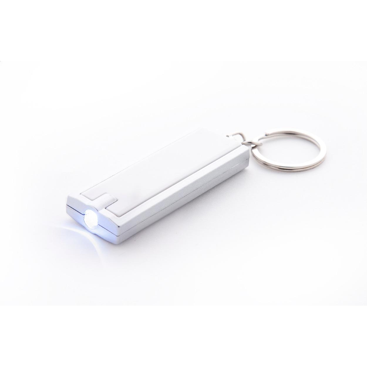 Breloc cu LED, RABS Urban Alb