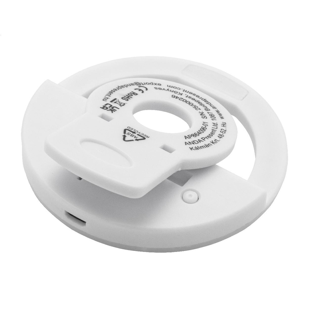 Inel luminos pentru selfie, RABS Radiance Alb