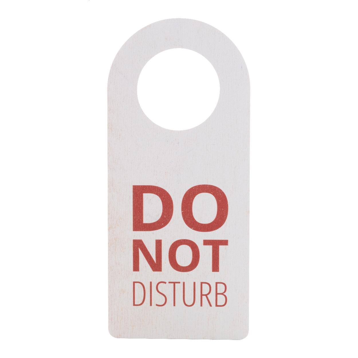 Indicator pentru ușă din lemn personalizat Disturb Wood