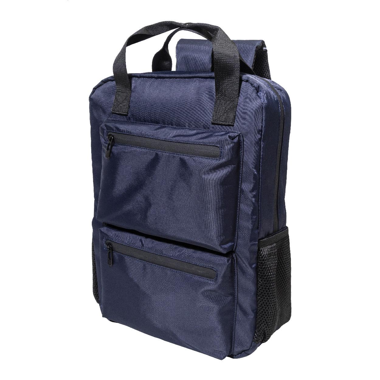Rucsac din twill, RPET Westing albastru închis