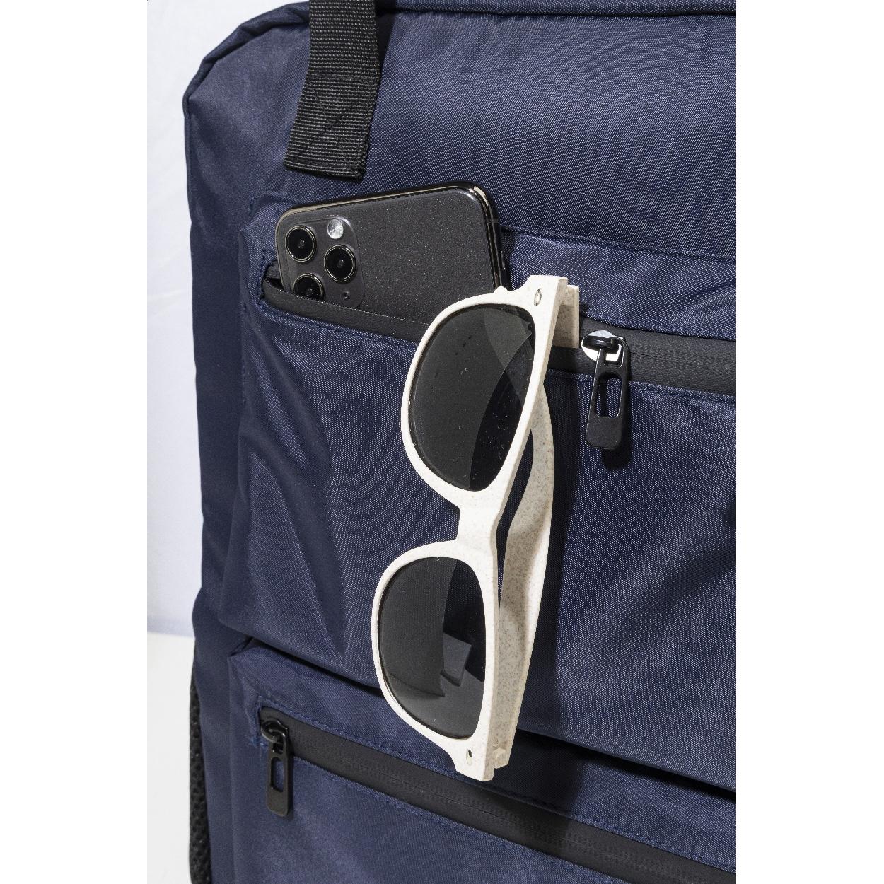 Rucsac din twill, RPET Westing albastru închis