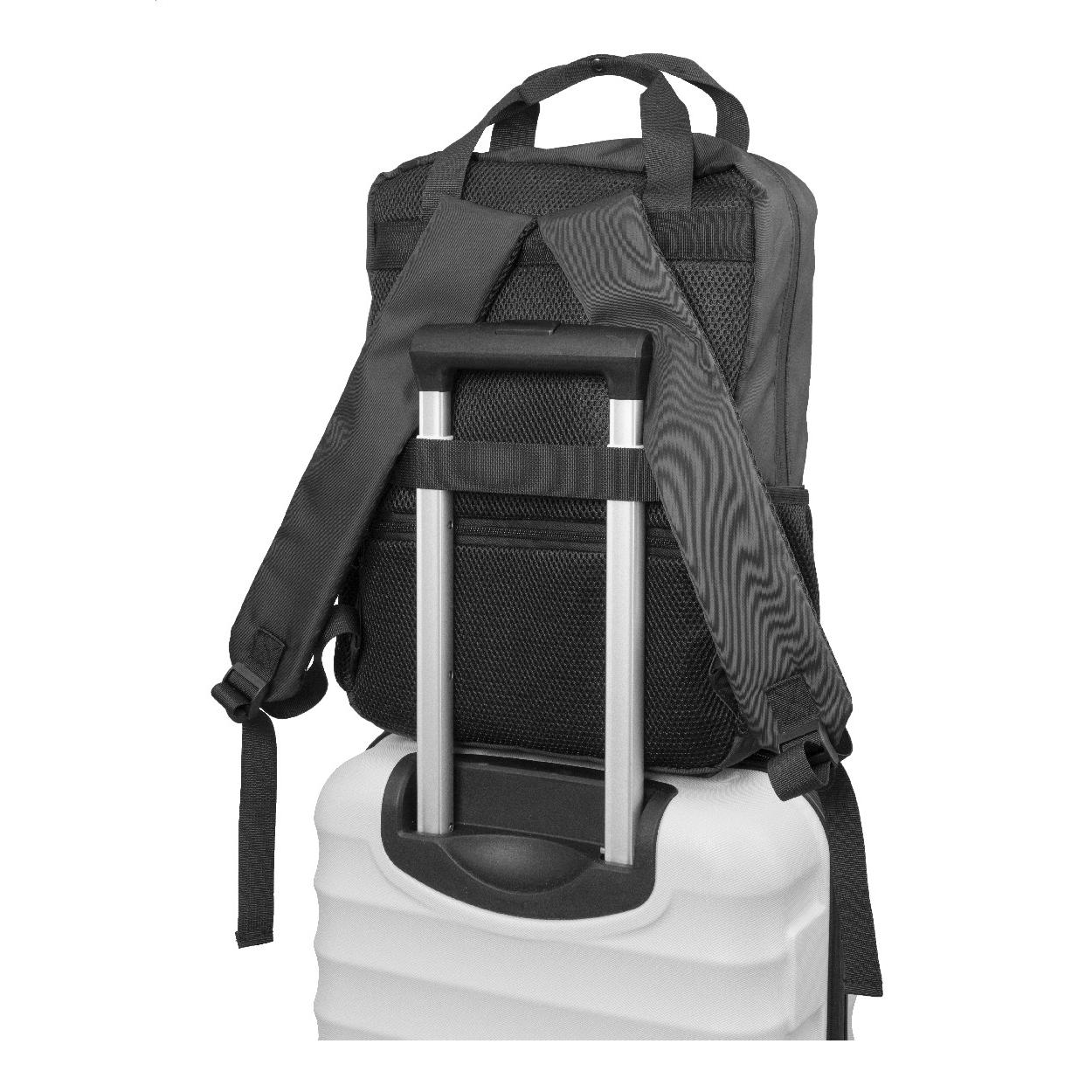 Rucsac din twill, RPET Westing Negru